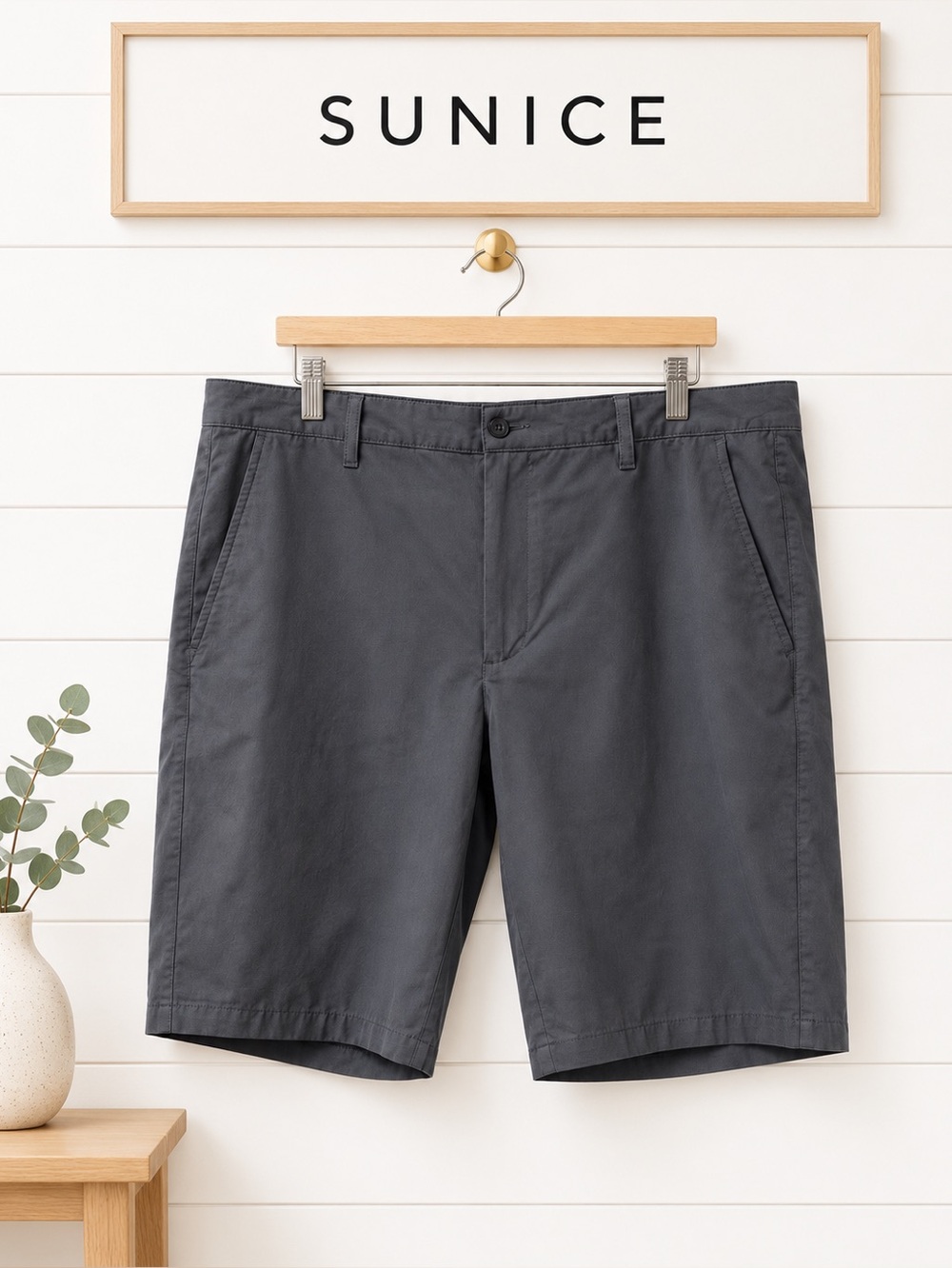SUNICE Black Golf Shorts Size 38 Men’s Stretch Performance